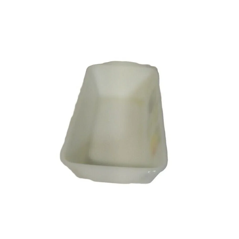 Vintage‎ Fire King Milk Glass Baking Dish Fruit Design Rectangular Casserole Pan